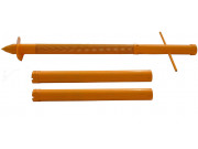 Труба-воздуховод сборная со шнеком L=4м